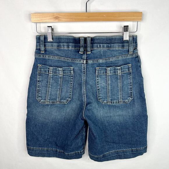 Lee Regular Fit Midrise Denim Long Shorts 6 - Picture 5 of 7
